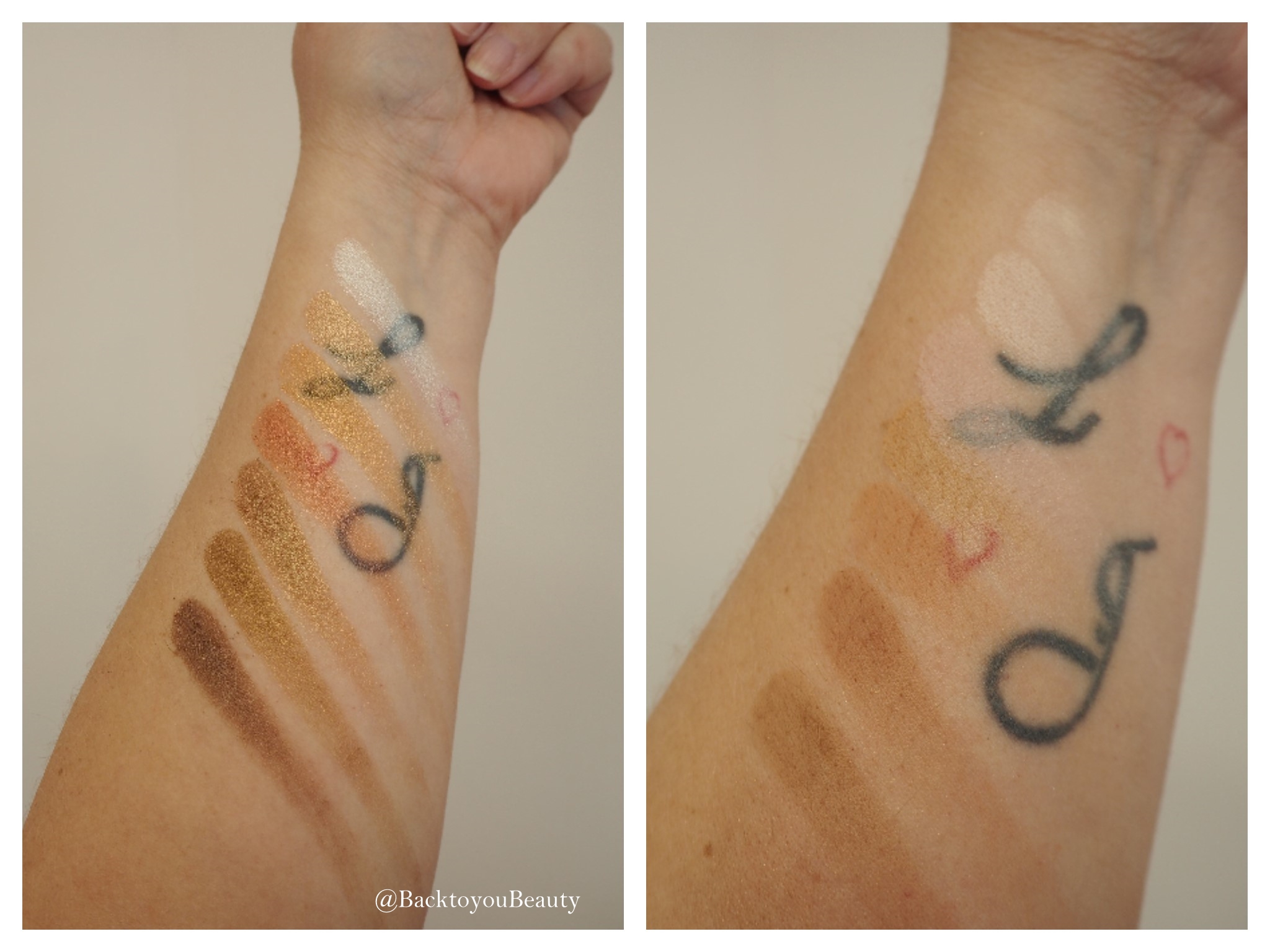 Laura Geller the delectable palette swatches