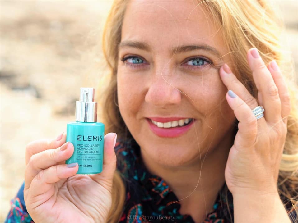 This is my favourite eye serum, the one I have been using the longest and the one that I use most often. I think for me with a Mature eye that also has a dehydrated skin, it is the lightness and consistency of this serum that I adore most. It’s cooling, it’s soothing and it’s great at hydrating my fine lines. I don’t know if you are anything like me, but this past year, as I am getting older, I have noticed that the more I use eye creams, the puffier my eyes are when I wake up. This is why I always, always turn to Pro-Collagen Advance Eye Treatment SERUM. During these past few stressful months our eye area may have become overworked. We are squinting more due to the sunlight, screen time, when we were home-schooling and may have struggled with puffy eyes due to hay fever or allergies – (or two much wine) . Whatever the reason or season the Pro-Collagen Advanced Eye Treatment is a key product to incorporate into your skincare regime. It works exceptionally well at hydrating the skin around the eye area whilst getting to work by smoothing and relaxing those fine lines and wrinkles. For me, the gel texture is a must have as it instantly cools, refreshes and brightens the eye area and sinks in super quickly with a few gentle taps of the ring finger. Infused with Padina Pavonica, Blue Flower Linseed and a sophisticated Amino Acid Complex, it tones and firms the eye area whilst locking in vital hydration. Wonderful if kept in the fridge to really cool the eyes, perfect used all year round. Can be used both morning and evening without leaving any sticky residue behind.